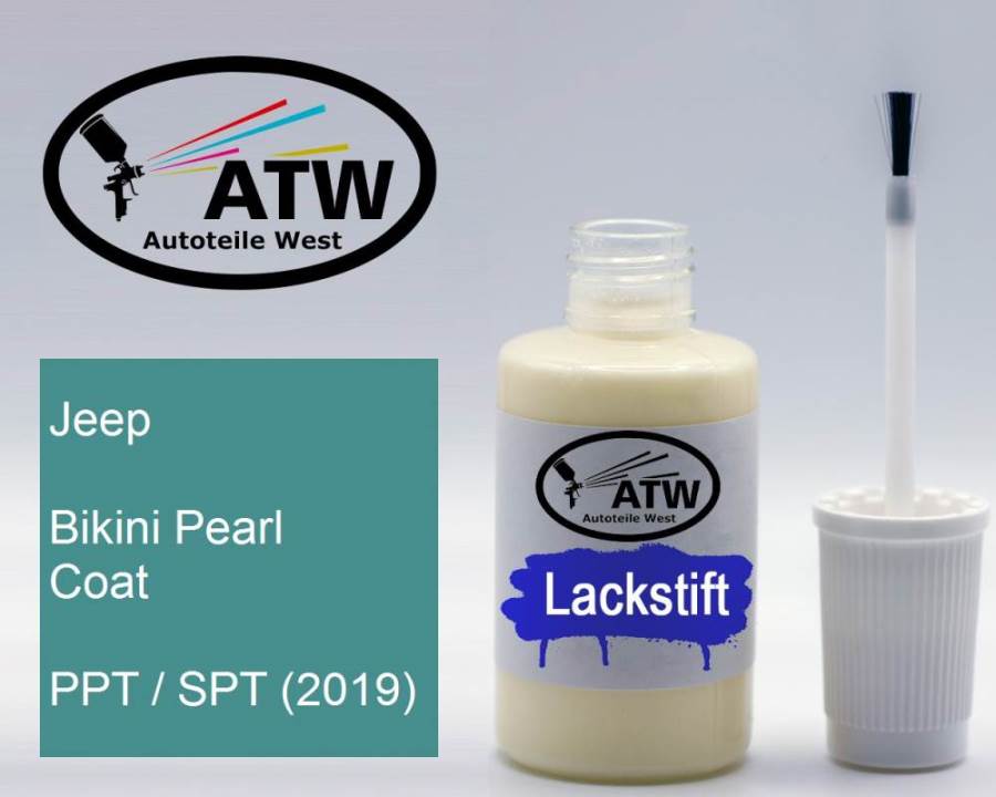 Jeep, Bikini Pearl Coat, PPT / SPT (2019): 20ml Lackstift, von ATW Autoteile West.